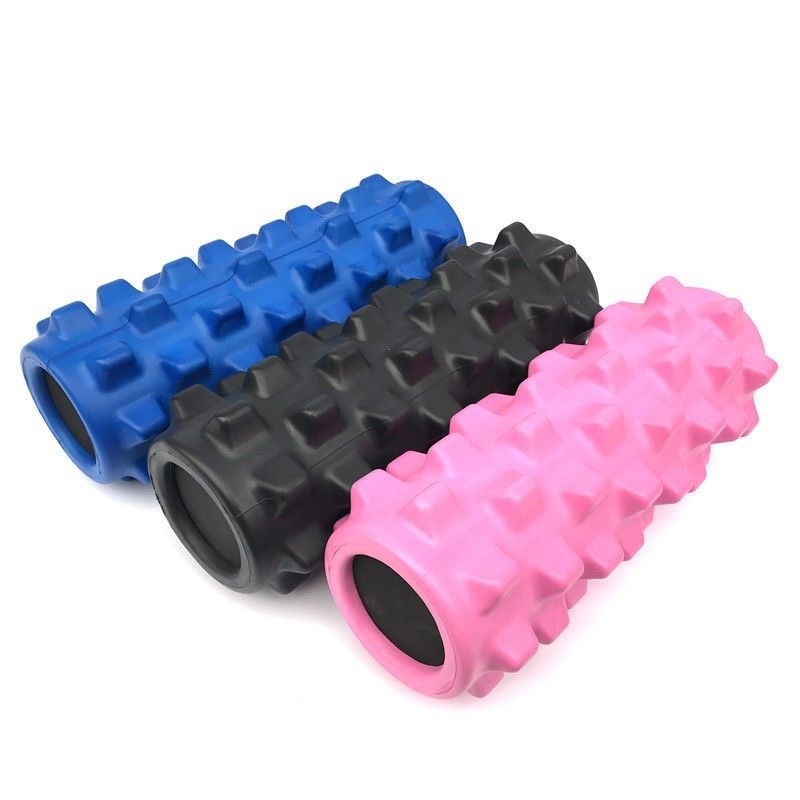 Joga putu rulonis ar teksturētu virsmu - EVA + PVC, sava zīmola