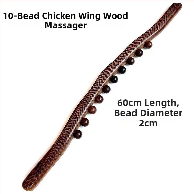 Koka masāžas rulīte – Redwood, masāža mugurai, viduklim un kājām, joga nūjas dizains, mūsdienīgs minimālisms