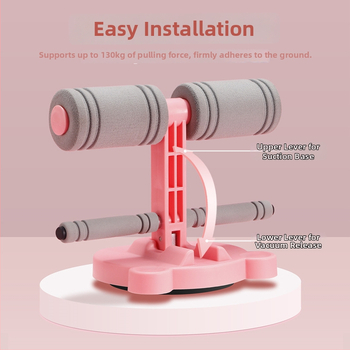 Asistent de sit-up pliabil pentru acasă și birou, 440 g, Model: Sit-Up Aid, Echipament de fitness abdominal multifuncțional