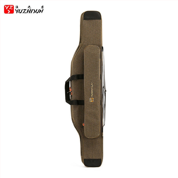 Τσάντα καμβά για καλάμια ψαρέματος, Μεγάλη χωρητικότητα, Μάρκα Unique, Όχι αδιάβροχο