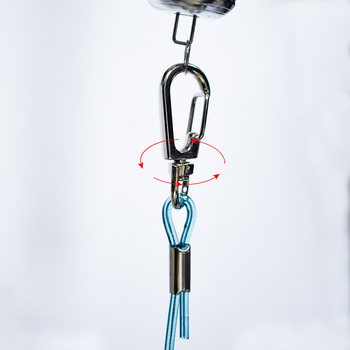 Zaštitno uže za ribolovni štap s jezgrom od čelične žice i elastičnim plastičnim užetom – Yushiro