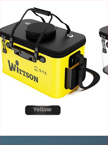 Αναδιπλούμενος EVA κάδος ψαρέματος για ζωντανά ψάρια με προστατευτικό σχεδιασμό