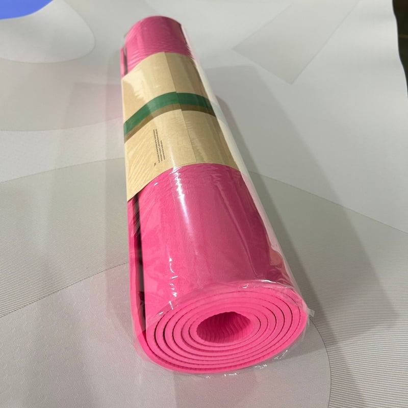 Joga prostirka - TPE, 8 mm debljina, prugasti uzorak, pogodna za fitness i ples