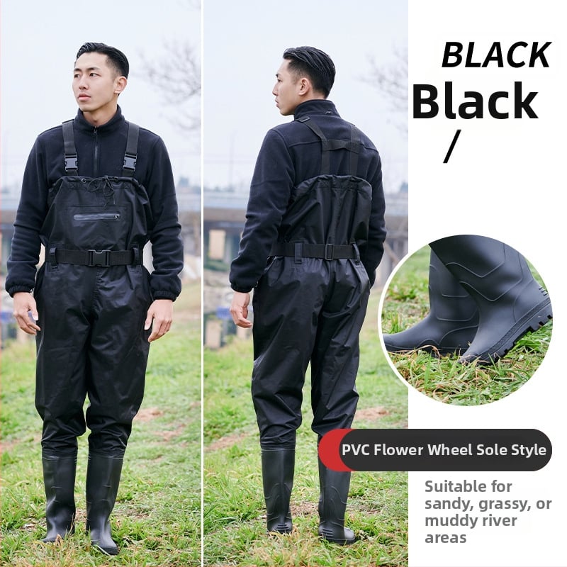 Haixiang Найлонови водоустойчиви панталони за риболов, с 1 джоб, пълен корпус