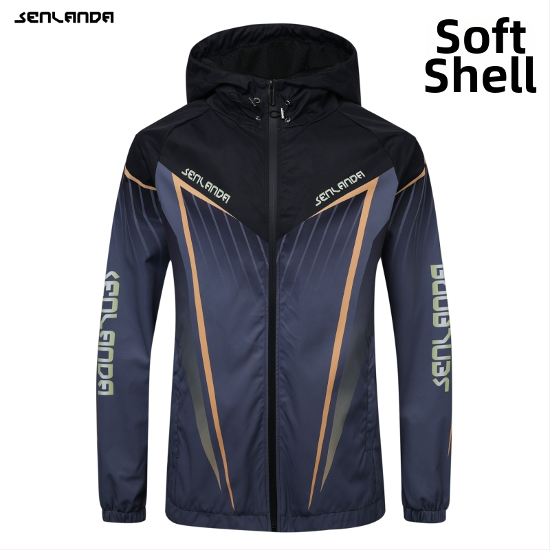 Unisex zvejas jaka, ūdensnecaurlaidīga, vēja izturīga, elpojoša, silta flisa odere