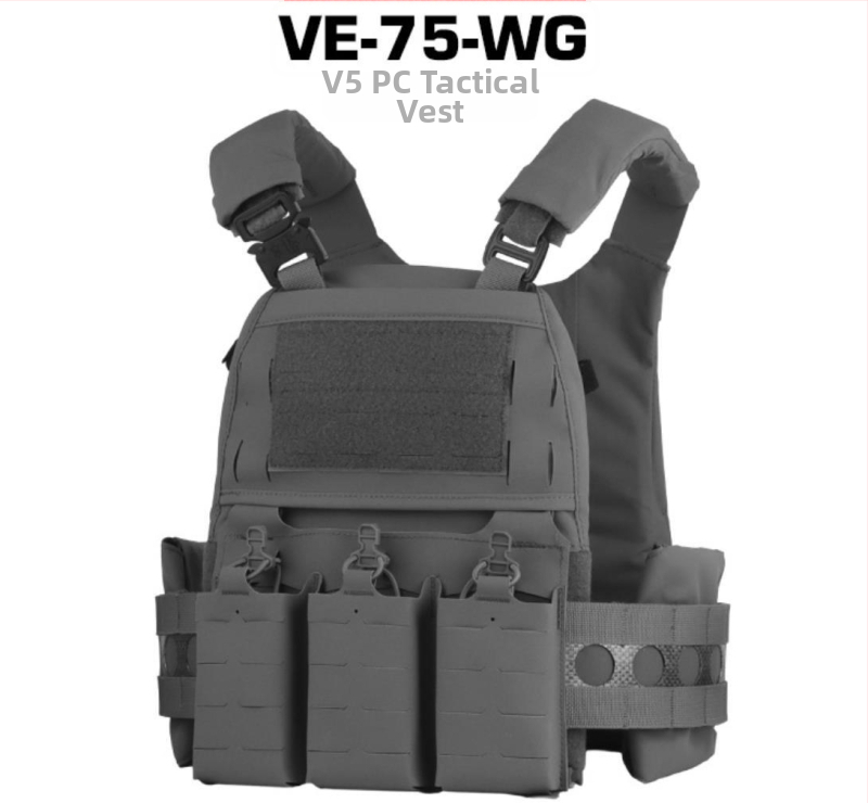 Taktiskā veste V5 – neilona audums, elpojoša, vienkāršs raksts