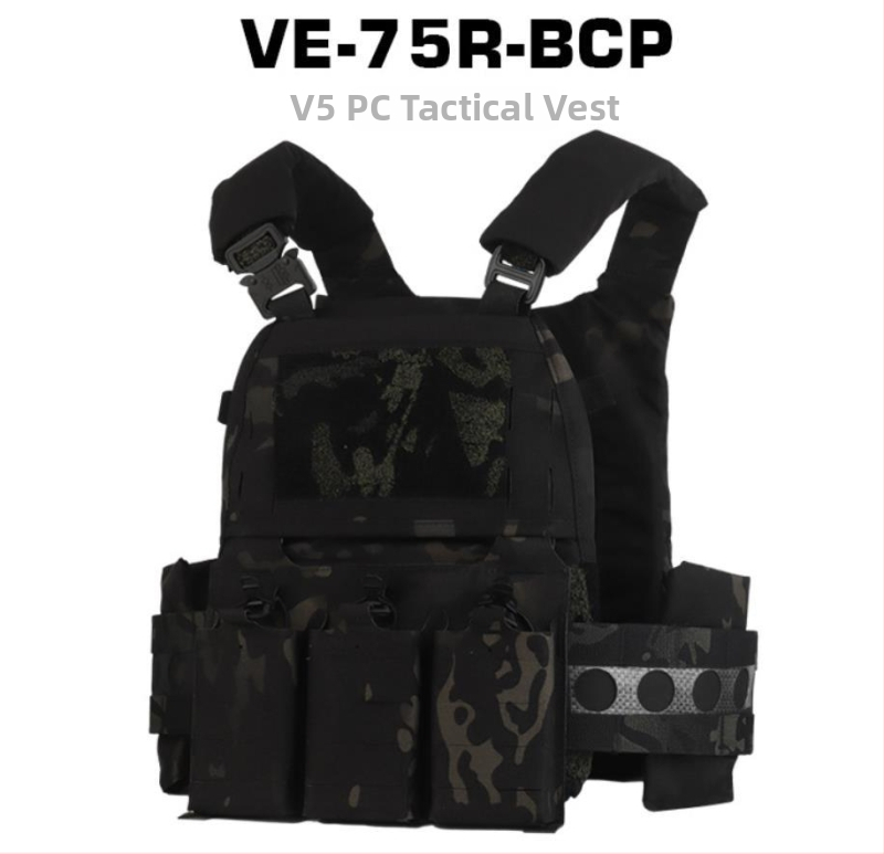 Taktiskā veste V5 – neilona audums, elpojoša, vienkāršs raksts