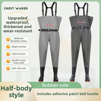 Водоустойчива рибарска екипировка – гащеризон с жилетка, EVENT плат, защита от радиация, пролет, мъже