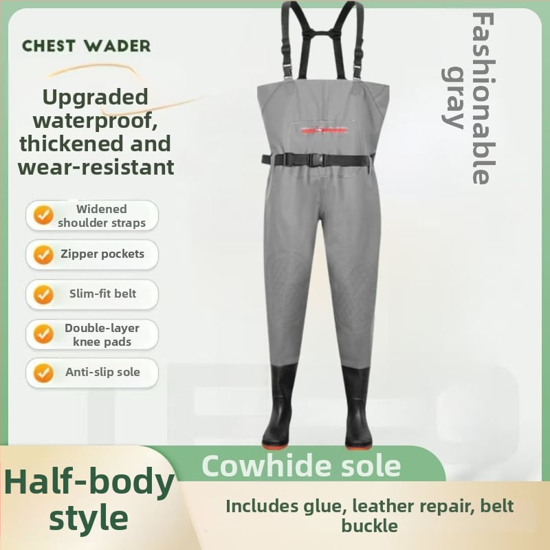 Водоустойчива рибарска екипировка – гащеризон с жилетка, EVENT плат, защита от радиация, пролет, мъже