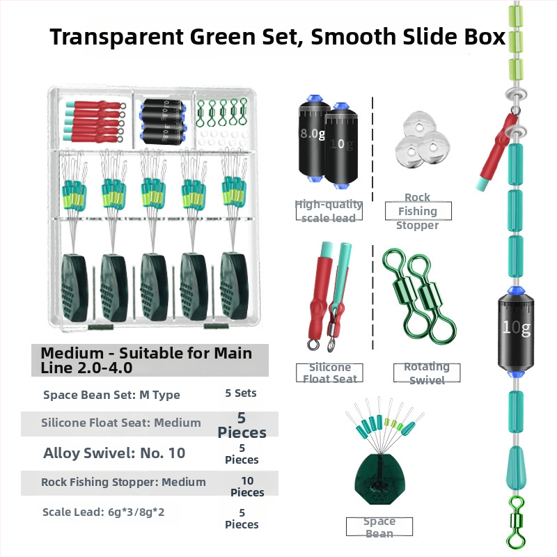Qianrui Silikon Set Kliznog Plovka s Perlama i Sjedištem Plovka – Privatna Oznaka Dostupna