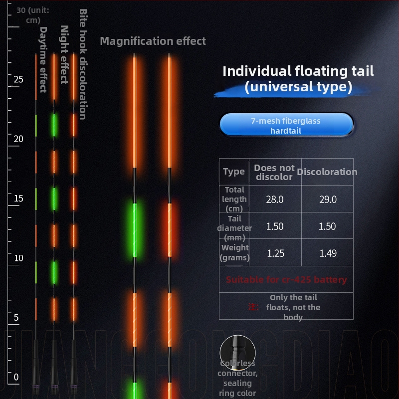 Float de pescuit vertical drift de Soul qing — material compozit, marcă privată autorizată