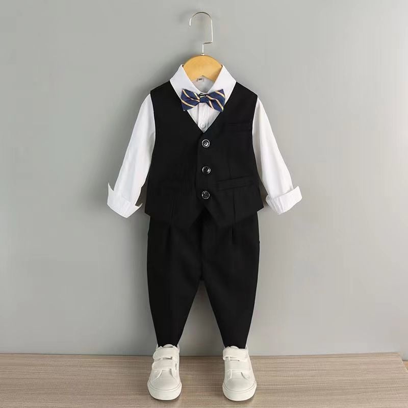 Bērnu uzvalks britu stilā zēniem, Vinylon audums, piemērots 8+ gadu vecumu zēniem (virs 140 cm), vasara 2022.