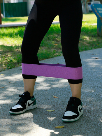 Elastična elastična petlja za fitness – krug za bokove i gluteuse, joga i čučnjevi; materijal: poliester-pamuk; marka: Shi Yan