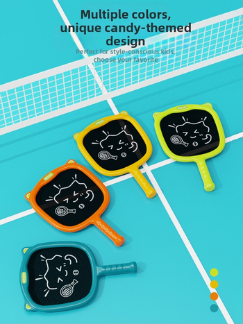 Renis badminton/tenisa reketa — okvir od karbonskih vlakana, najlon žice, dječja, za unutarnju uporabu