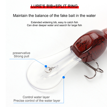 Momeală dură — Banshee; material ABS; momeală falsă / biomimetică; etichetă privată licențiată