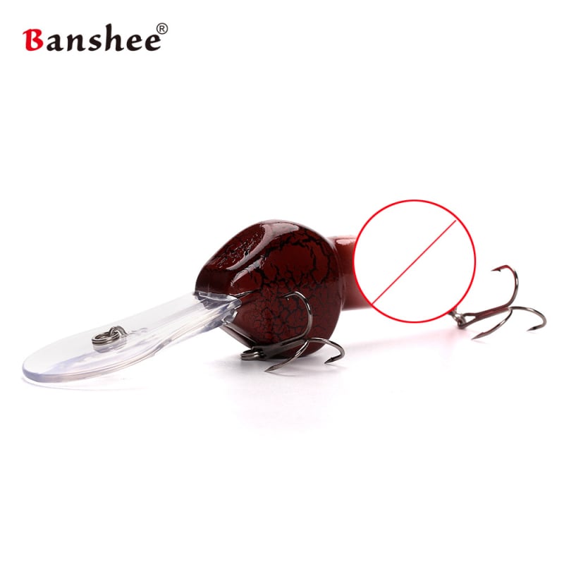 Momeală dură — Banshee; material ABS; momeală falsă / biomimetică; etichetă privată licențiată