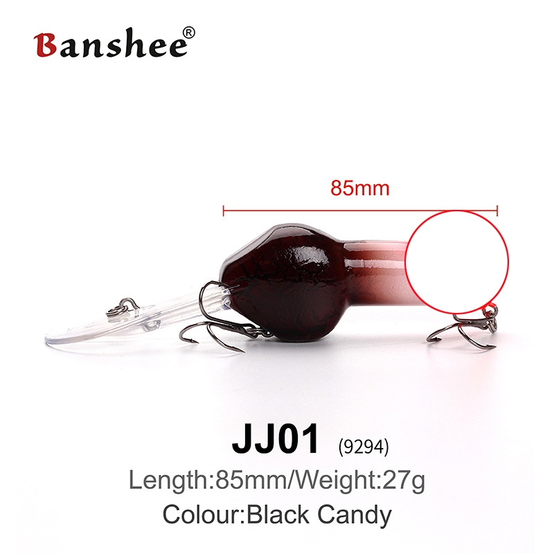 Momeală dură — Banshee; material ABS; momeală falsă / biomimetică; etichetă privată licențiată