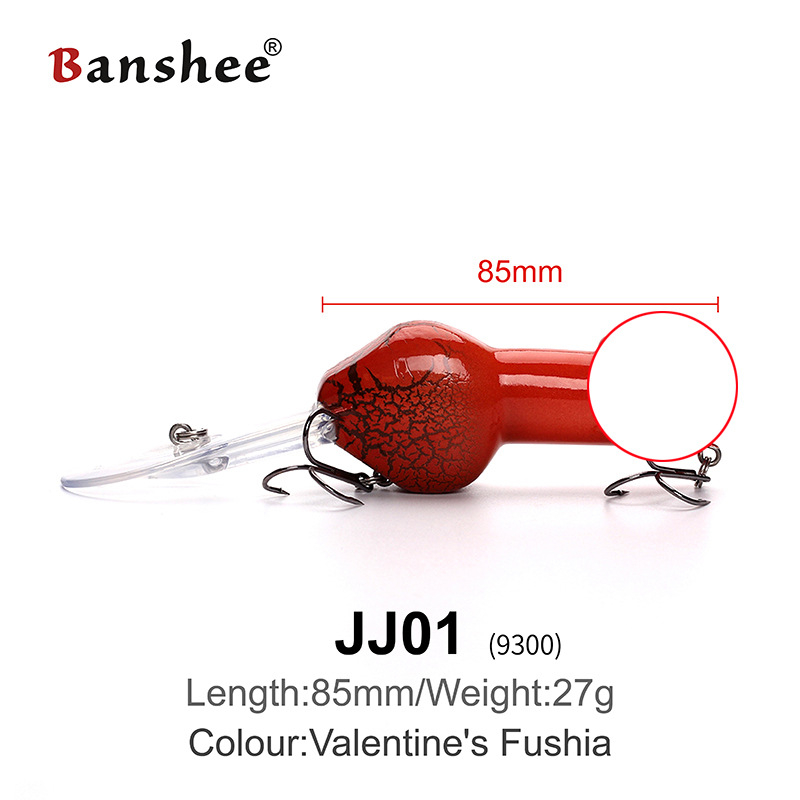 Momeală dură — Banshee; material ABS; momeală falsă / biomimetică; etichetă privată licențiată