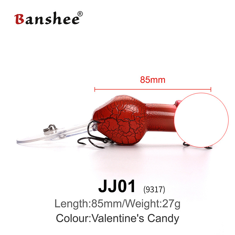 Momeală dură — Banshee; material ABS; momeală falsă / biomimetică; etichetă privată licențiată