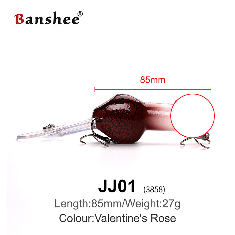 Momeală dură — Banshee; material ABS; momeală falsă / biomimetică; etichetă privată licențiată