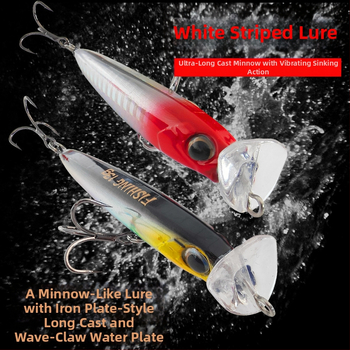 Potapajuća minnowska mamac, dugi hod, Hongguan Luya, ABS