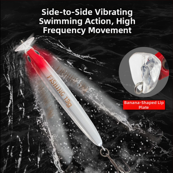 Potapajuća minnowska mamac, dugi hod, Hongguan Luya, ABS