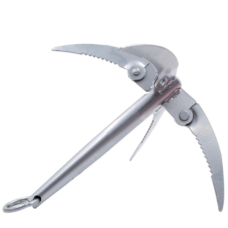 Sklopivi nož od kovanog čelika za ribolov i rez vodne trave