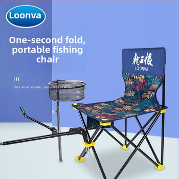 Scaun de pescuit Other, material Oxford, pliabil, scaun de exterior ușor – lansare vară 2025