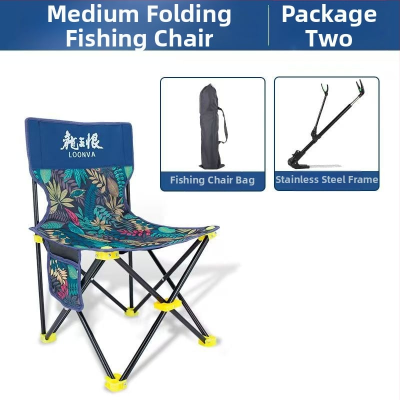 Scaun de pescuit Other, material Oxford, pliabil, scaun de exterior ușor – lansare vară 2025
