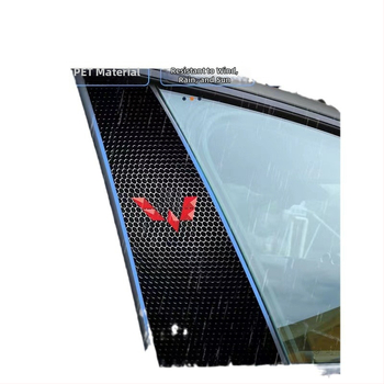 Стикер за лого на централната колона на автомобила - персонализиран декоративен стикер за каросерията с лепило