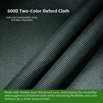 Set de scaune pliabile pentru picnic în aer liber – scaune din material Oxford, stil pădure, portabile