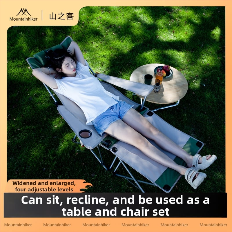 Set de scaune pliabile pentru picnic în aer liber – scaune din material Oxford, stil pădure, portabile