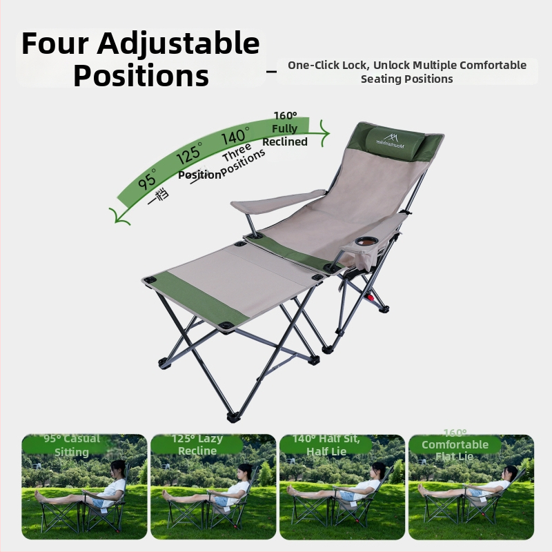 Set de scaune pliabile pentru picnic în aer liber – scaune din material Oxford, stil pădure, portabile