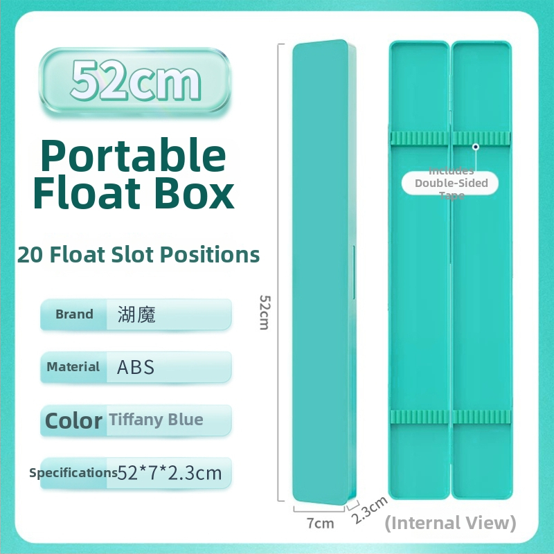 Lake Demon Kutija za plutanje otporna na pritisak i pad – Set za ribolovnu opremu, Velika plastična kutija za pohranu, Čvrsta kutija za plut, Podrijetlo: Kina