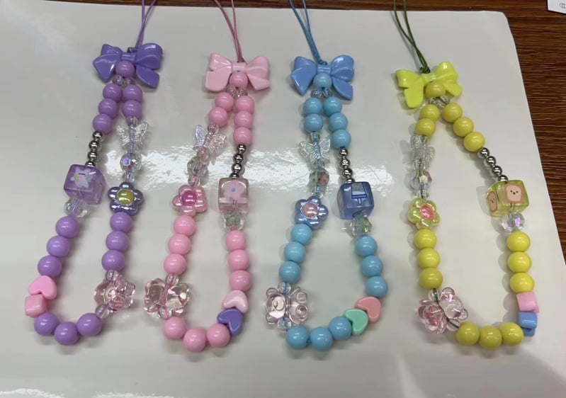 Λουράκι για κινητό τηλέφωνο, unisex, χειροποίητο (Υλικό PU; κορδόνι πολυεστέρα; αγκράφα πλαστική)