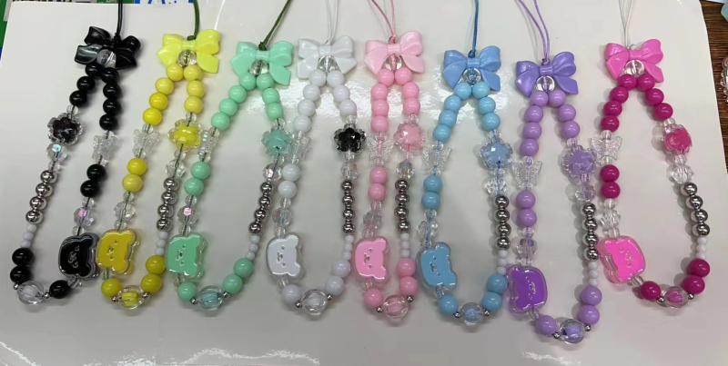 Λουράκι για κινητό τηλέφωνο, unisex, χειροποίητο (Υλικό PU; κορδόνι πολυεστέρα; αγκράφα πλαστική)