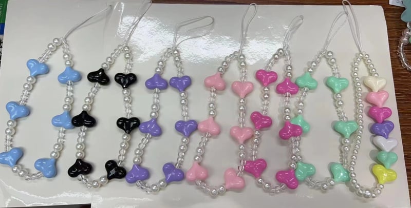 Λουράκι για κινητό τηλέφωνο, unisex, χειροποίητο (Υλικό PU; κορδόνι πολυεστέρα; αγκράφα πλαστική)