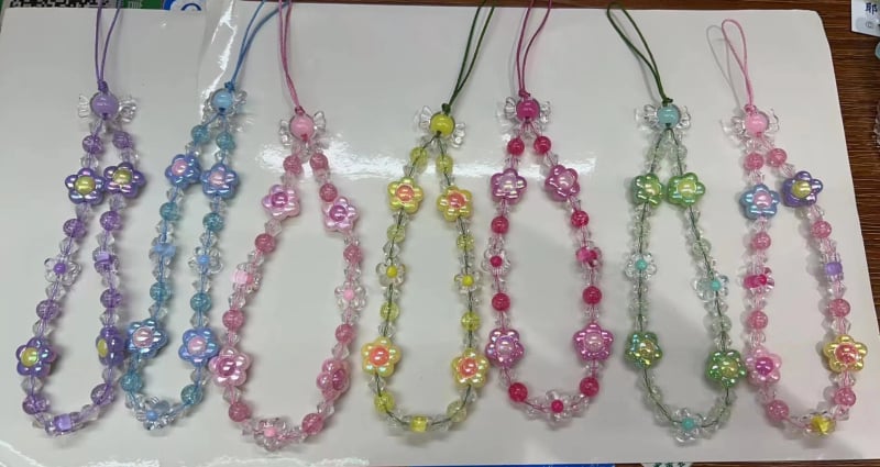 Λουράκι για κινητό τηλέφωνο, unisex, χειροποίητο (Υλικό PU; κορδόνι πολυεστέρα; αγκράφα πλαστική)