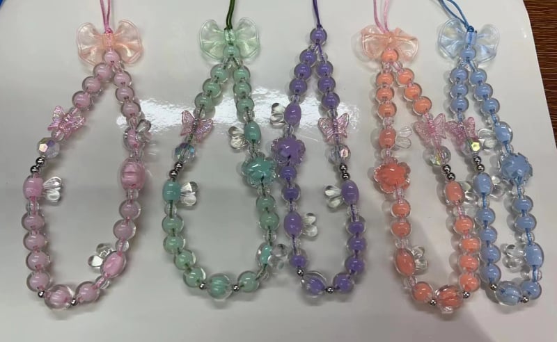 Λουράκι για κινητό τηλέφωνο, unisex, χειροποίητο (Υλικό PU; κορδόνι πολυεστέρα; αγκράφα πλαστική)