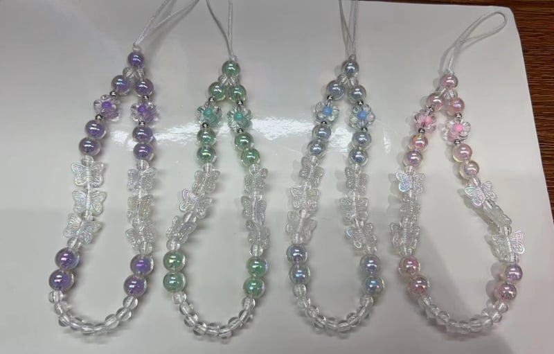 Λουράκι για κινητό τηλέφωνο, unisex, χειροποίητο (Υλικό PU; κορδόνι πολυεστέρα; αγκράφα πλαστική)