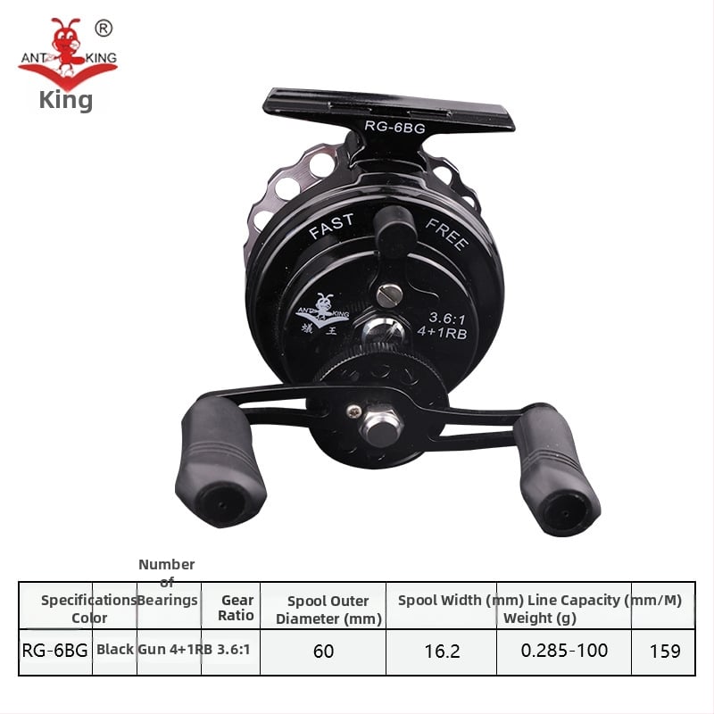 Ant King RG-6BG Raft Fishing Reel