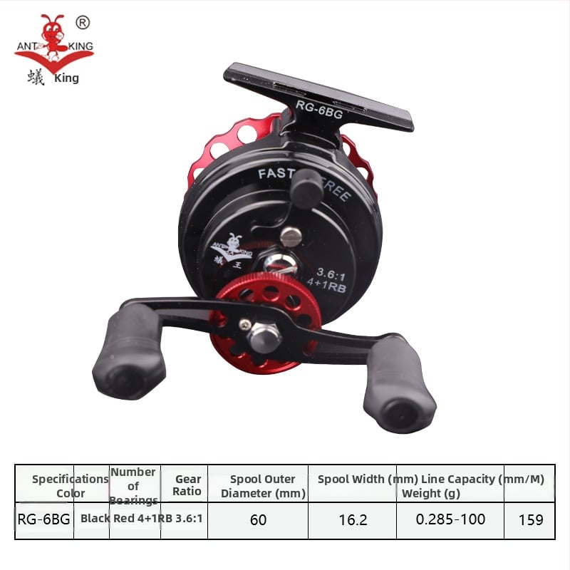 Ant King RG-6BG Raft Fishing Reel