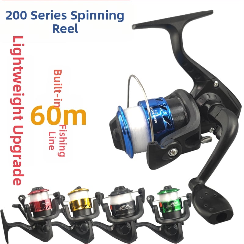 Spinning μηχανισμός ψαρέματος East Fishing, τύπος 200, με γραμμή, κατάλληλος για ψάρεμα σε βράχους και στη θάλασσα