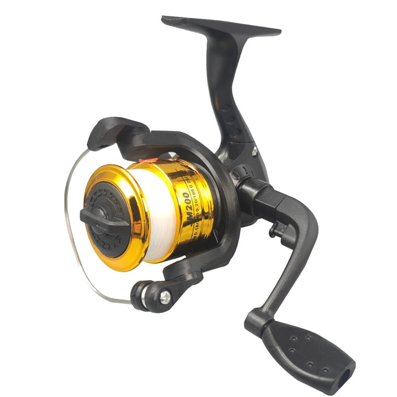 Spinning μηχανισμός ψαρέματος East Fishing, τύπος 200, με γραμμή, κατάλληλος για ψάρεμα σε βράχους και στη θάλασσα