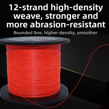 Glavna ribolovna linija, PE materijal, snažna otpornost na vuču, 100 komada u kutiji, marka HIRAM