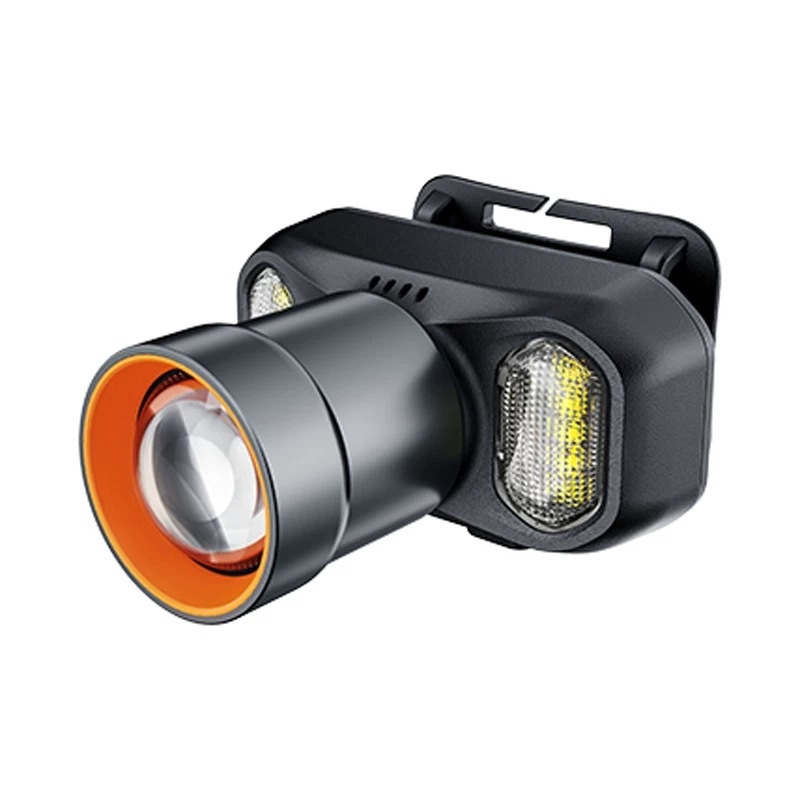 LED lampica za ribolov na glavi, punjiva, 5W, 3000mAh, zumiranje, domet 200–500 m