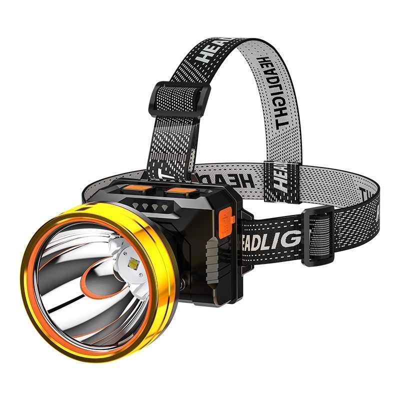 LED čelna svjetiljka za outdoor, 1200mAh, 30W, 360° rotacija, ručni pogon