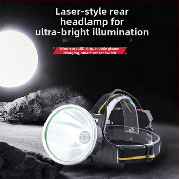 Frontala LED A92 – reîncărcabilă, rază 1000 m, autonomie 20 h, pentru pescuit de noapte