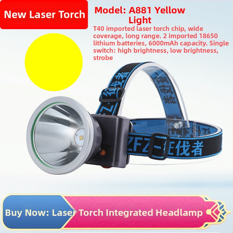 Frontala LED A92 – reîncărcabilă, rază 1000 m, autonomie 20 h, pentru pescuit de noapte