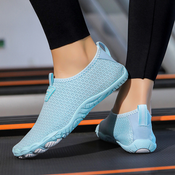 Cipele za rijeku s pet prstiju | prozračan mrežasti unutarnji dio, EVA uložak, potplat od prirodne gume